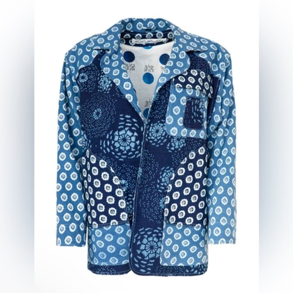 NWT New Alix of Bohemia Mariner Calico Printed Field Jacket Size S